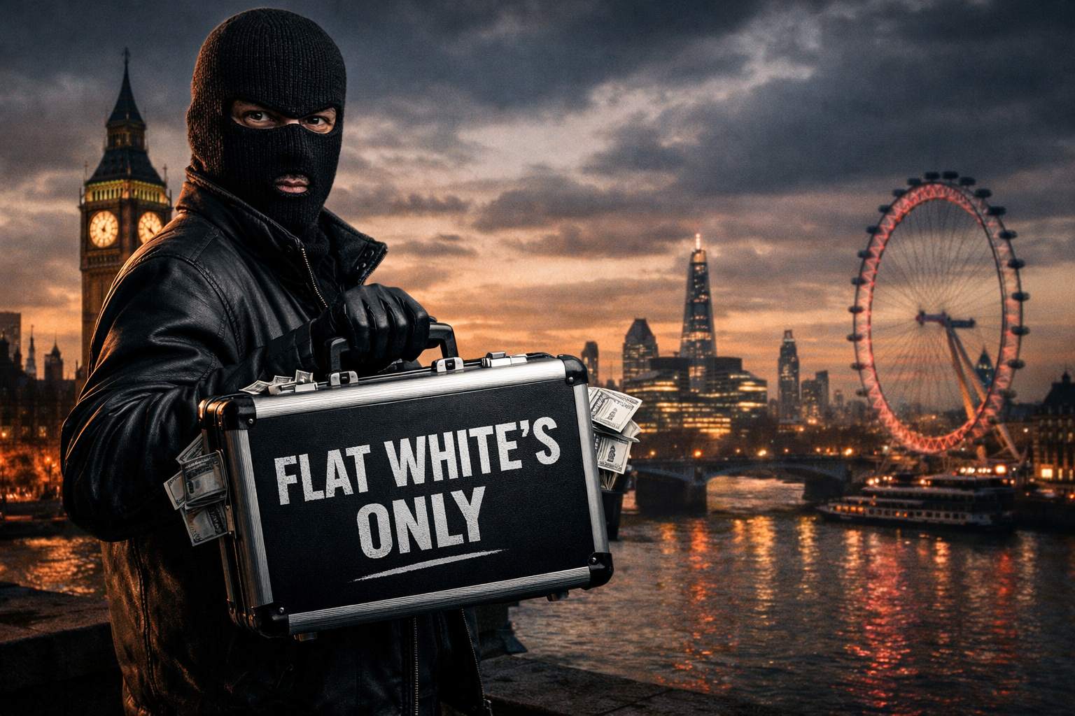 A £1,000,000 Flat White Idea - Flat White or Fuck Off cafe concept